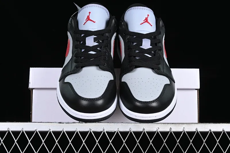 All categories Air Jordan Jordan series basketball shoes Air Jordan 1 Low Z version Air Jordan 1 Low AJ1 Joe 1 black gray red hook low-top cultural basketball shoes DC0774-062
